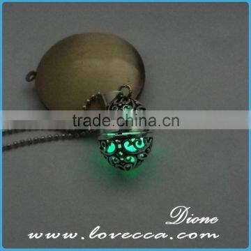 Beautiful Copper Night Jewelry Glowing Pendant Necklace photo-6