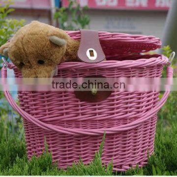 Wicker Hot Sale Shopping Bike Baskets photo-6