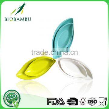 Reusable Wholesale High Quality Bamboo Fiber Plate photo-2