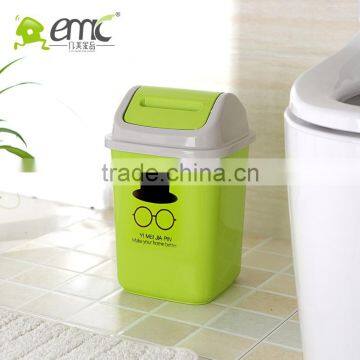 Emc Plastic Waste Bins With Cover, 20L Square Shape Plastic Waste Bins With Cover photo-5