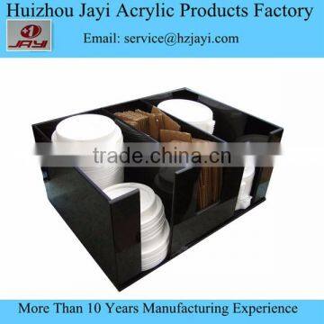 Wholesale Acrylic Salt and Pepper Set With Napkin Holder photo-4