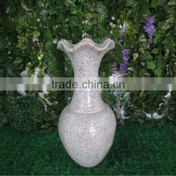 Home decor fiberglass vase / floor vase / marble vase