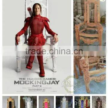 Hot Sales PU Leather Throne Chairs Wedding Decoration For Bride and Groom photo-6