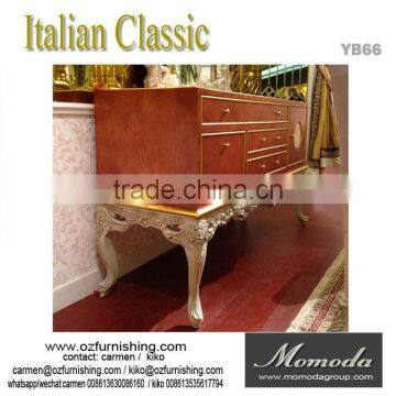 YB66 3.6Meter Luxury Italian Palace Long Dining Table With Golden Dining Chairs photo-3
