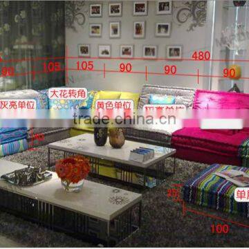 OZ221 Multi Color Optional Colours Fabric Cover Living Room Sofa photo-3