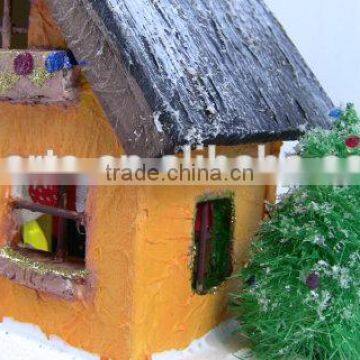 Little Christmas House With Colored Light photo-2