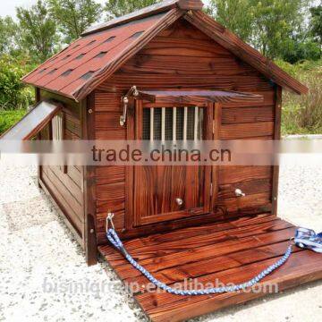 American Style Luxury Cheap Large Luxury Prefab Wooden Dog House For Sale photo-2