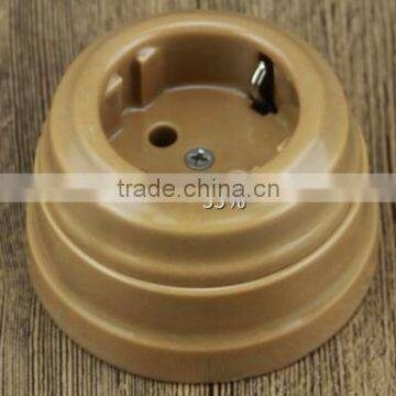 Different Types of European ru Ceramic Porcelain Power Universal 2-gang Pop up Sockets photo-5