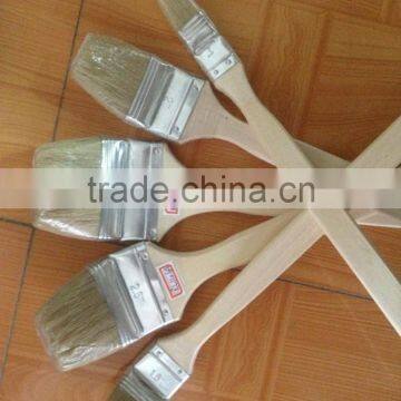 Bend Angle Paint Brush with long wooden handle