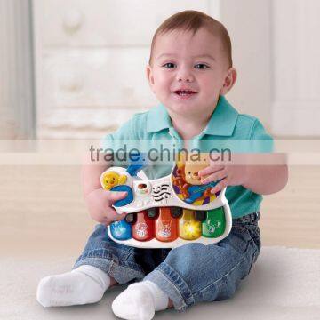 2015 NEW MINI MUSIC CENTER TOY PLASTIC MONKEY PIANO TOY FOR KIDS FROM CHINA ICTI MANUFACTURER IN DONGGUAN