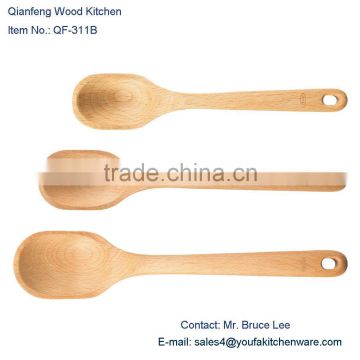 QianFeng Good Grip 3-Pieces Wooden Spatula Set