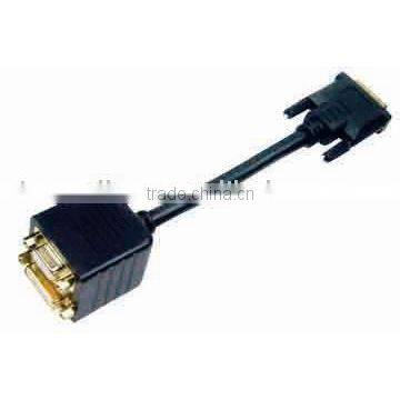 VGA Plug To VGA Jack And DVI (24+5) Jack Cable VK2-0020