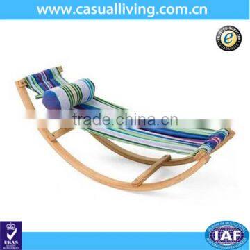 Outdoor automatic baby wooden swing chair baby bed hammock