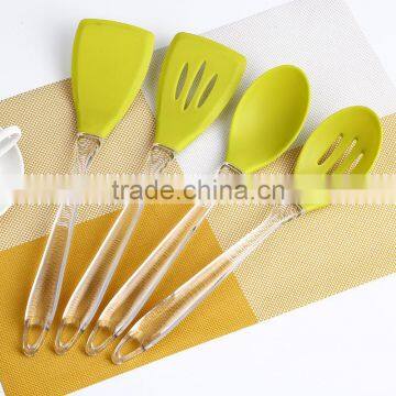 High Quality Factory Price PS Handle Silicone Kitchenware Cooking Utensil photo-3