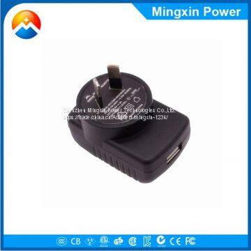 5V USB Power Adapter AU Plug 500ma ,2500mA With Australian Certificate SAA/C-Tick/RCM Approval For Tablets PC, Andriod D photo-2