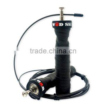 2017 New Style High Speed Crossfit Skipping Jump Rope With Anti Slip Hanldes, Adjustable Steel Cable & Ball Bearing photo-3