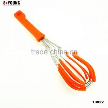 13030 Silicone Kitchenware Egg Whisk With Silicone Insert photo-3