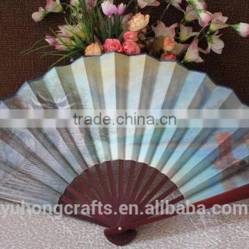 Environmental and Useful Chinese Bamboo Silk Fan photo-3