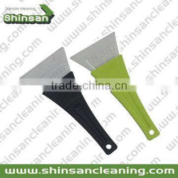 2017 hot selling ice scraper with rubber blade/car plastic ice scraper/plastic ice scraper with blade