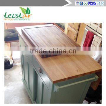 Teak Cutting Board - Rectangle Board With Hand Grip And Juice Canal (24 x 18 x 1.5 In.) photo-4