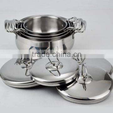 24-30cm 8 Pcs Stainless Steel Stockpot and Cooking Pot photo-6