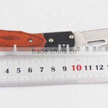 New design Multi functional stainless steel folding pocket strider knife KA2293