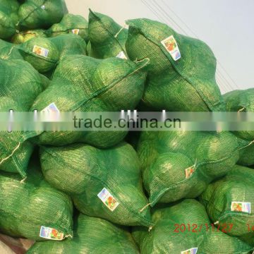 Customized high quality plastic mesh net bag for packing cabbage