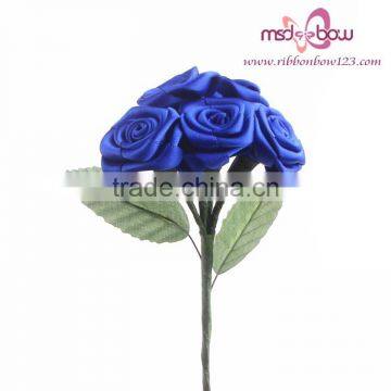 Ribbon Flowers Making Rose Bouquet, Making Satin Ribbon Flowers photo-2