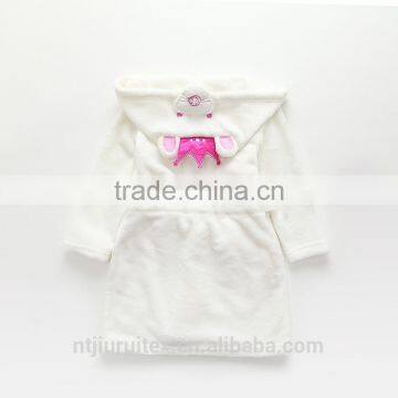 100% Polyester Animal Shape Kids Hooded Bath Robe,kids Bathrobe, Children Bathrobe photo-4