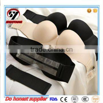 Shuoyang Push up Lovable Bras, Lace Girl Silicone Strapless Brassiere photo-5