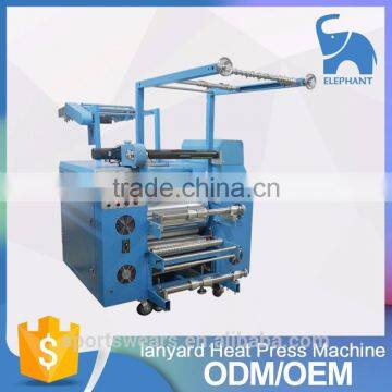 High speed lanyard printing roller heat transfer machine for ribbon printing
