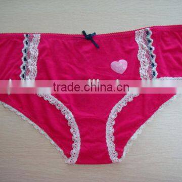 js-2482 Comfortable School girls lingerie underwear with nice lace (Accept OEM)