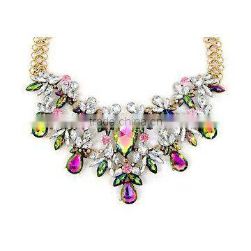 Leaf Shape k5 Crystal Sew on Stones With Silver Plated/foiled Flat Back photo-5