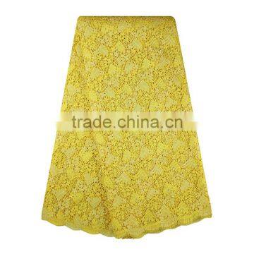 2017 Nigeria Asoebi Dress Fabrics Multi-color African Guipure Cord Lace