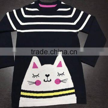 High Quality Fashion crew-neck sweater winter dresses Girls (BKN27)