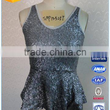 Summer Sexy Bling Sleeveless Sequin Vest photo-2