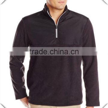 wholesale golf pullover jackets sportswear with 1/4 zip polar fleece fabric popular in the market hot sale