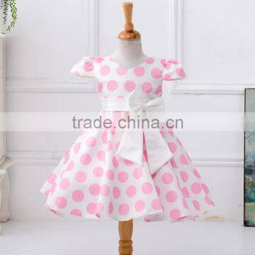 Children Frocks Designs Elegant Summer Dresses Printed Kids Girls Dresses L616 photo-3