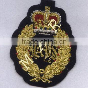 Queen Bays Hand Embroidery Badge