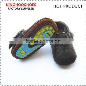 Hot Sale Rubber Sole Baby Shoes Baby Moccasins Baby Shoes photo-3