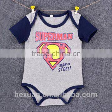 New Design 4 Pack Short Sleeve Funny Baby Romper photo-5