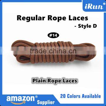 100% Polyester Dark Brown Rope Cord Shoelaces In Stock Fast Delivery - Amazon Yeezy Laces - Candy Youth Lace Color