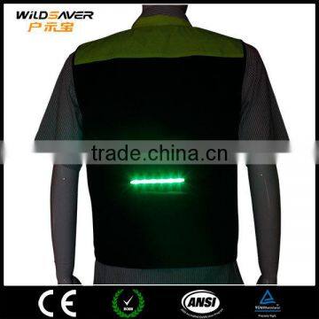 USB Rechargeable Battery Heated Reflective Vest for Running or Cycling photo-5