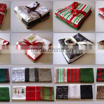 Dishtowel Christmas Collection, Set of 3