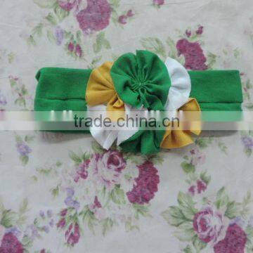 2016 Newest and Fashion Elastic Hair Band,three Flower Shape Headband,bright Colorful Hair Band With Elastic photo-5