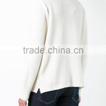 High Quality Cream Roll Neck Jumper Wool Sweater Men photo-3