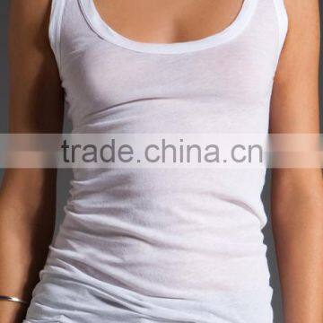 Girls White Workout Tank Top Vest photo-2