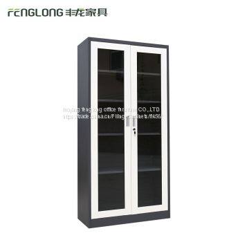 2 sliding glass door hospital stainless steel file cabinet