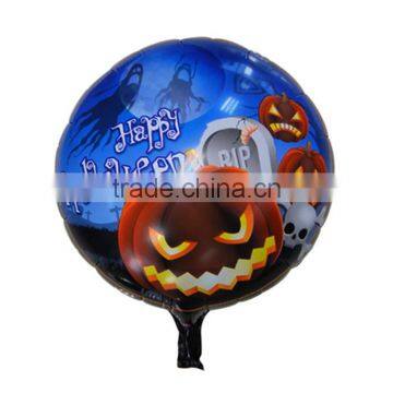 Aluminium Foil Balloon Pumpkin Multicolor Halloween Ghost Message " Happy Halloween " Balloons Manufacturer