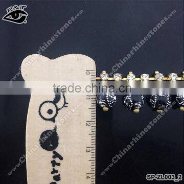 Crystal Rhinestone Chain Trimming For Wedding Dress Fancy Rhinestone Metal Cup Chain DIY Crafts photo-3